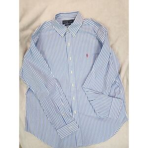 Classic fit striped Oxford shirt